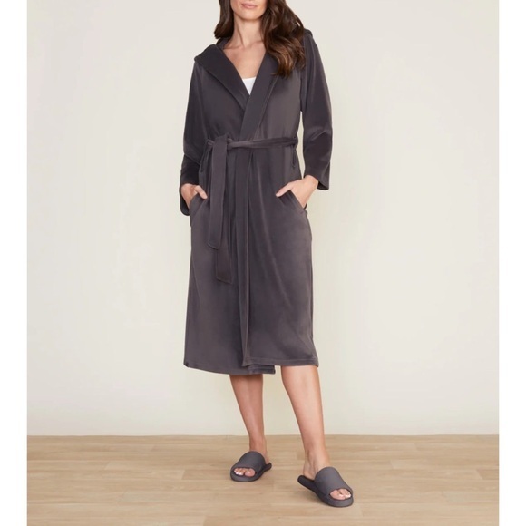 Barefoot Dreams LuxeChic Hooded Robe - Picture 1 of 10
